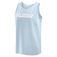 Men's Fanatics Light Blue Los Angeles Chargers Elements Tank Top