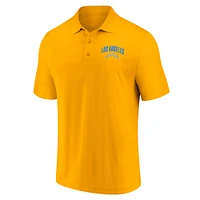 Men's Fanatics Los Angeles Chargers Lockup Two-Pack Polo Set