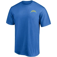 Men's Fanatics Powder Blue Los Angeles Chargers #1 Dad T-Shirt