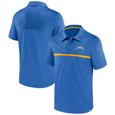 Polo primaire Fanatics Powder Blue Los Angeles Chargers pour hommes