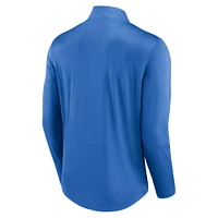 Men's Fanatics Powder Blue Los Angeles Chargers Quarterback Quarter-Zip Top
