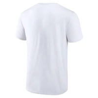Men's Fanatics  White Los Angeles Chargers Team Lockup T-Shirt