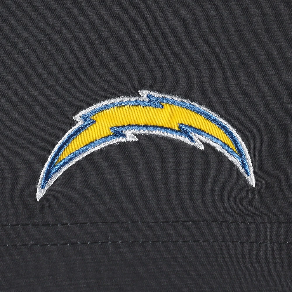 Men's G-III Sports by Carl Banks Black Los Angeles Chargers Coastline Volley Swim Shorts