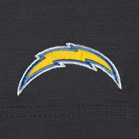 Men's G-III Sports by Carl Banks Black Los Angeles Chargers Coastline Volley Swim Shorts
