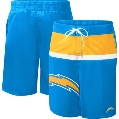 Men's G-III Sports by Carl Banks Powder Blue Los Angeles Chargers Sea Wind - Swim Trunks