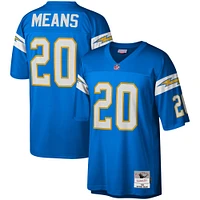 Maillot réplique Mitchell & Ness Natrone Means Powder Blue Los Angeles Chargers Legacy pour hommes