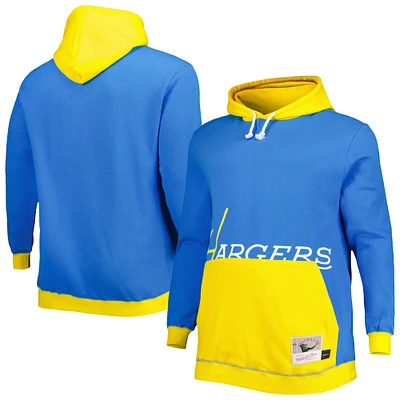 Sweat à capuche Big & Tall Face Los Angeles Chargers de Mitchell Ness pour homme
