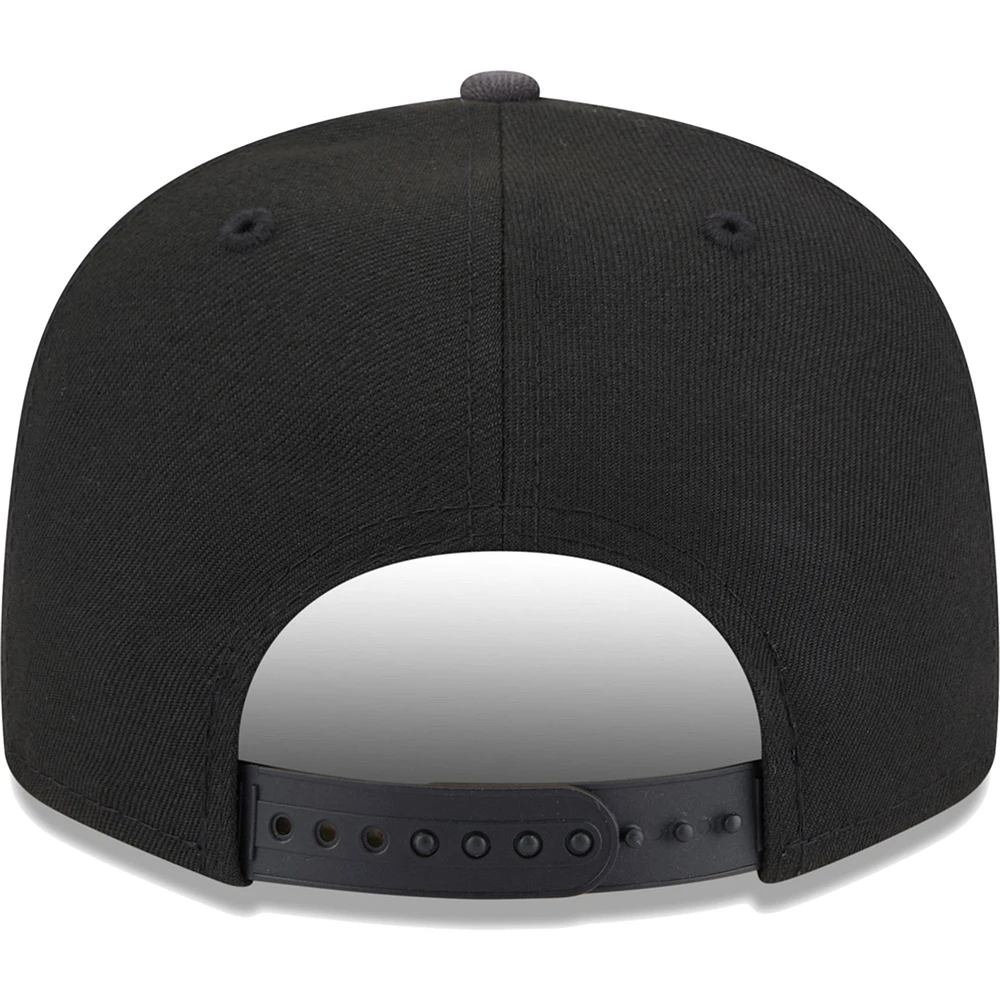 Men's New Era Black Los Angeles Chargers Tidal 9FIFTY Snapback Hat