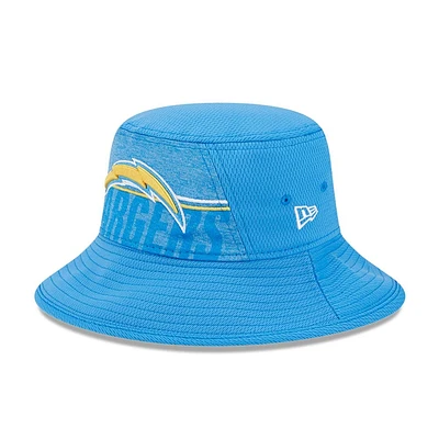 Casquette New Era Los Angeles Chargers 2023 NFL Training Camp Stretch pour homme, bleu