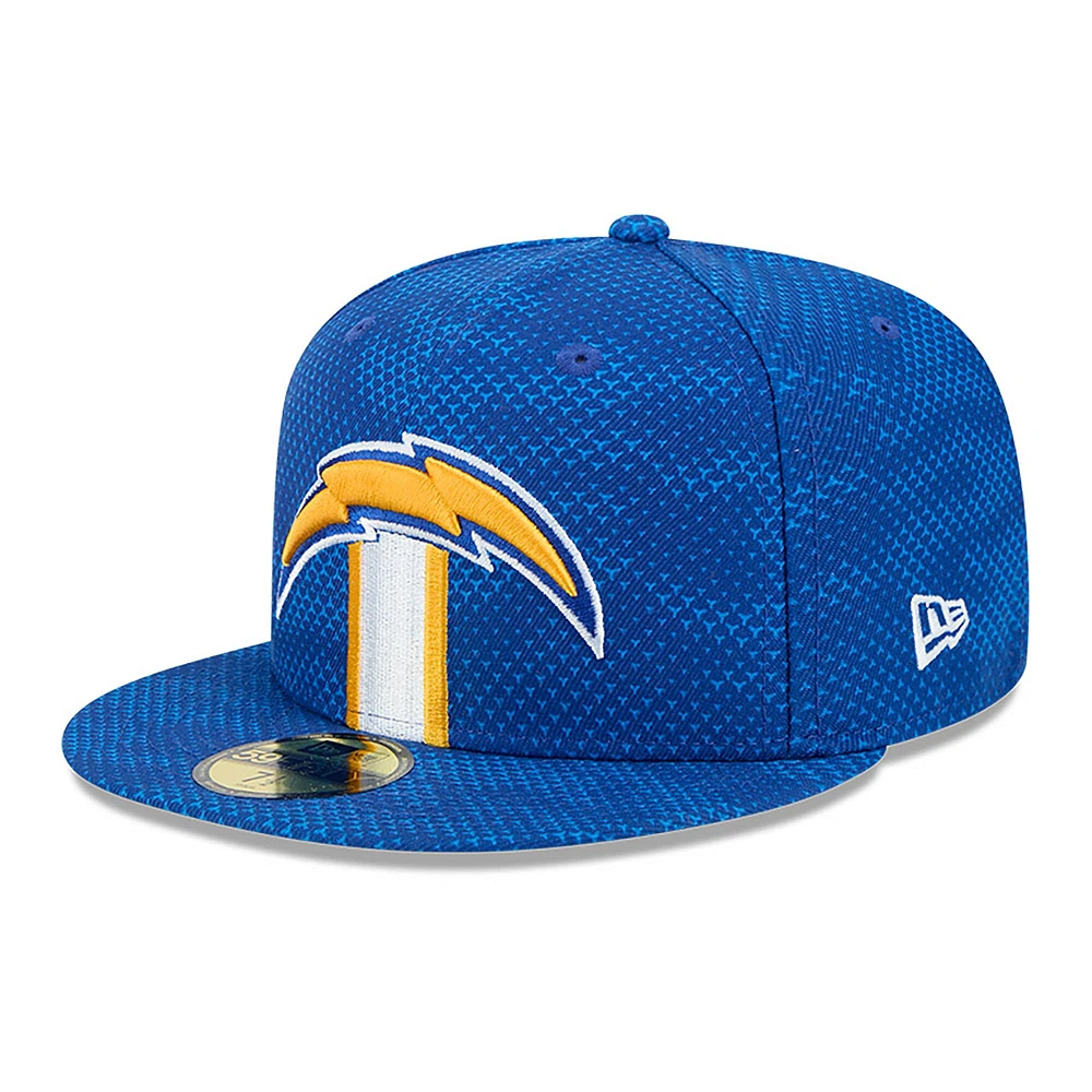 Men's New Era  Blue Los Angeles Chargers 2024 Sideline 59FIFTY Fitted Hat