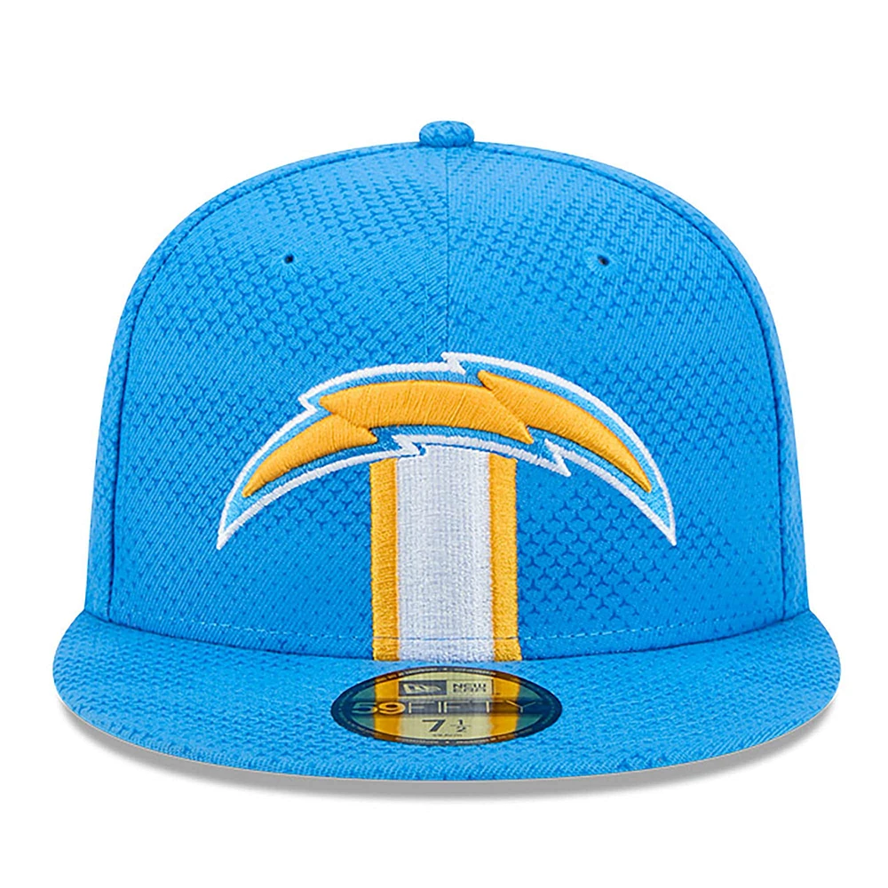 Men's New Era  Powder Blue Los Angeles Chargers 2024 Sideline 59FIFTY Fitted Hat