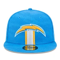 Men's New Era  Powder Blue Los Angeles Chargers 2024 Sideline 59FIFTY Fitted Hat