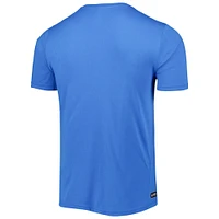 Men's New Era Powder Blue Los Angeles Chargers Combine Authentic Training Huddle Up T-Shirt