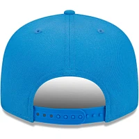 Men's New Era Powder Blue Los Angeles Chargers Word 9FIFTY Snapback Hat