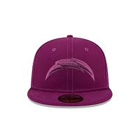 Men's New Era Los Angeles Chargers Color Pack 59FIFTY Fitted Hat