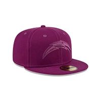 Men's New Era Los Angeles Chargers Color Pack 59FIFTY Fitted Hat