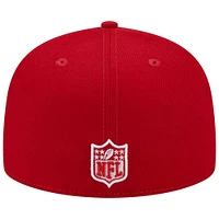Men's New Era Scarlet Los Angeles Chargers Super Bowl XXIX Main Patch 59FIFTY Fitted Hat