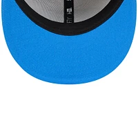 Men's New Era Stone/Powder Blue Los Angeles Chargers 2024 Sideline Historic 59FIFTY Fitted Hat