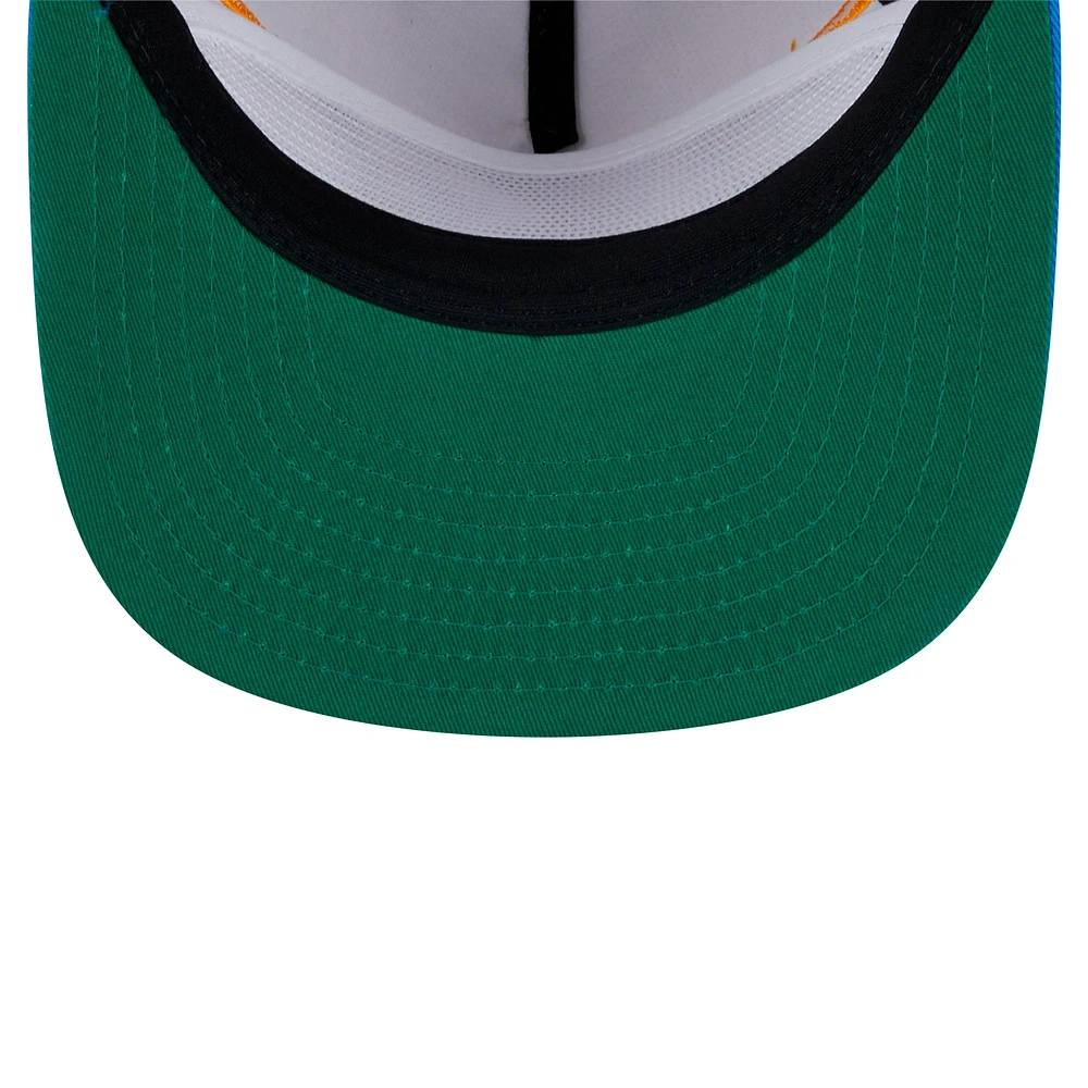 Men's New Era Stone/Powder Blue Los Angeles Chargers Athletic Golfer Snapback Hat