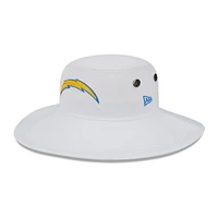Men's New Era White Los Angeles Chargers 2023 NFL Training Camp Panama Bucket Hat