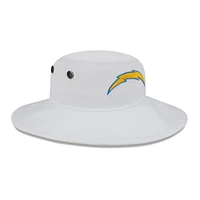 Men's New Era White Los Angeles Chargers 2023 NFL Training Camp Panama Bucket Hat