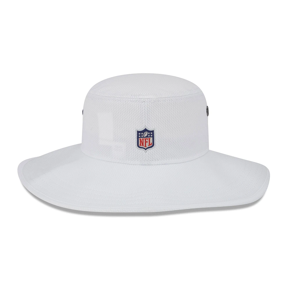 Men's New Era White Los Angeles Chargers 2023 NFL Training Camp Panama Bucket Hat