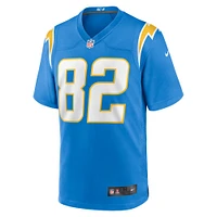 Men's Nike Brenden Rice  Powder Blue Los Angeles Chargers Team Game Jersey