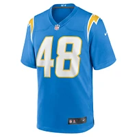 Men's Nike Bud Dupree  Powder Blue Los Angeles Chargers Team Game Jersey