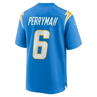 Men's Nike Denzel Perryman  Powder Blue Los Angeles Chargers Team Game Jersey