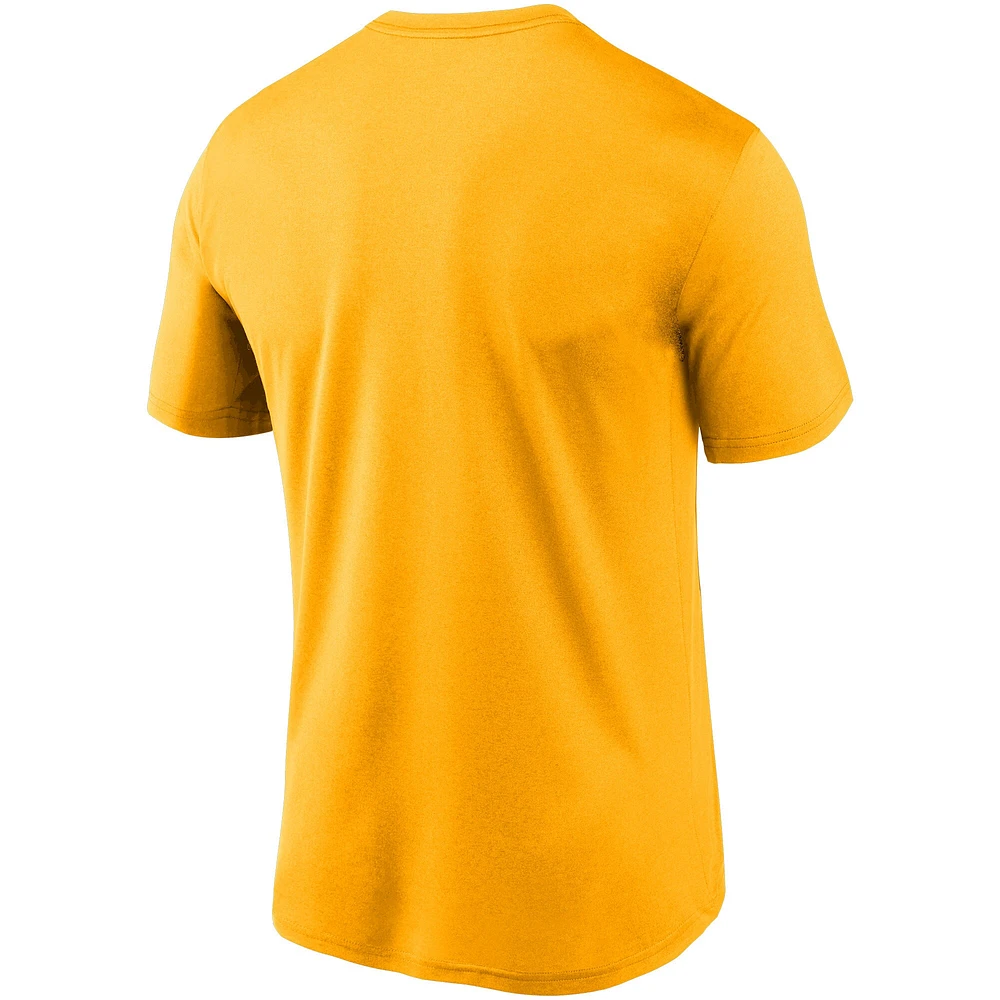 Men's Nike Gold Los Angeles Chargers Logo Essential Legend Performance T-Shirt