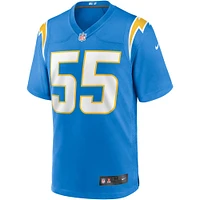 Men's Nike Junior Seau Powder Blue Los Angeles Chargers Game Retired Player Jersey