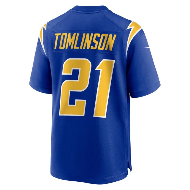 Maillot de joueur retraité Nike LaDainian Tomlinson Royal Los Angeles Chargers pour homme