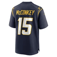 Men's Nike Ladd McConkey Navy Los Angeles Chargers Alternate Game Jersey