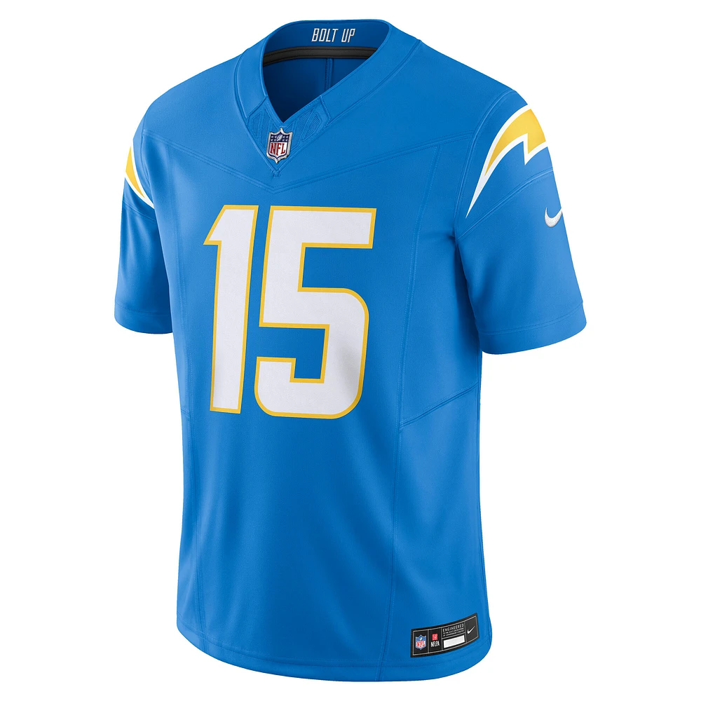 Men's Nike Ladd McConkey Powder Blue Los Angeles Chargers Team Vapor F.U.S.E. Limited Jersey