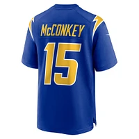 Men's Nike Ladd McConkey Royal Los Angeles Chargers Alternate Game Jersey