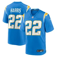 Men's Nike Najee Harris Powder Blue Los Angeles Chargers Game Player Jersey