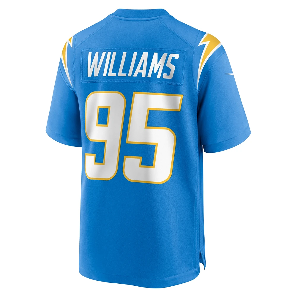Men's Nike Nicholas Williams  Powder Blue Los Angeles Chargers Team Game Jersey