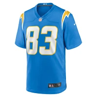 Men's Nike Nick Vannett  Powder Blue Los Angeles Chargers Team Game Jersey