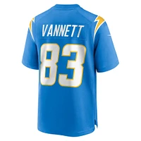 Men's Nike Nick Vannett  Powder Blue Los Angeles Chargers Team Game Jersey