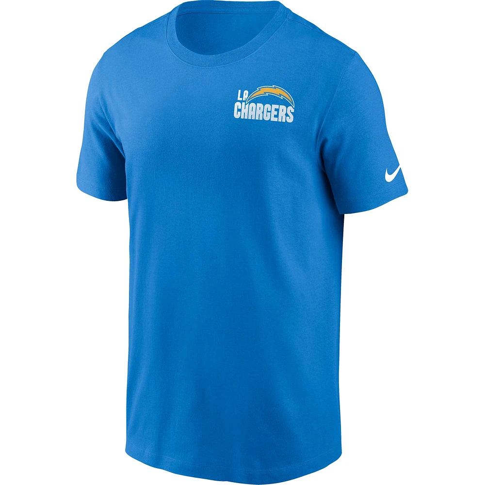 Men's Nike Powder Blue Los Angeles Chargers Blitz Essential T-Shirt