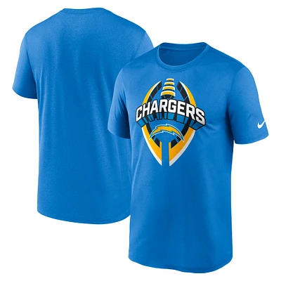 T-shirt Nike Performance Legend Icon bleu poudre pour homme des Los Angeles Chargers