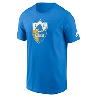 Men's Nike Powder Blue Los Angeles Chargers Rewind Logo Essential T-Shirt