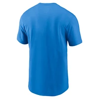 Men's Nike Powder Blue Los Angeles Chargers Rewind Logo Essential T-Shirt