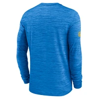 Men's Nike Powder Blue Los Angeles Chargers Sideline Velocity Performance Long Sleeve T-Shirt