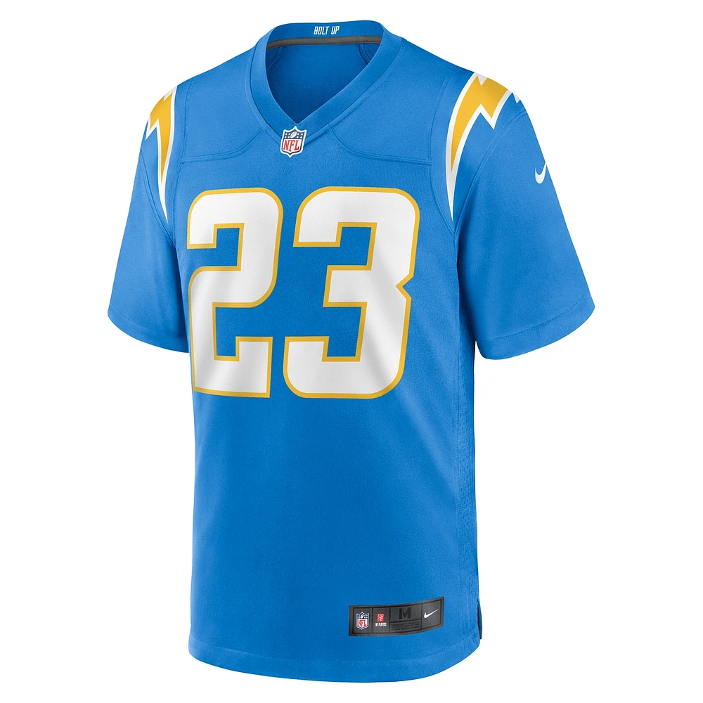 Men's Nike Tony Jefferson  Powder Blue Los Angeles Chargers Team Game Jersey