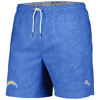 Men's Tommy Bahama Powder Blue Los Angeles Chargers Naples Layered Leaves Swim Shorts
