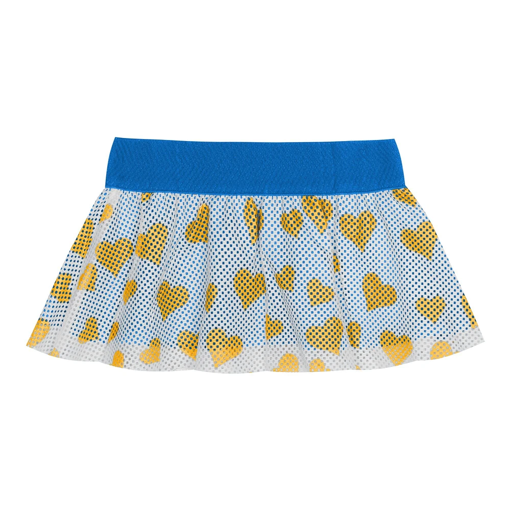 Newborn & Infant Los Angeles Chargers Love My Team Bodysuit Skirt Set