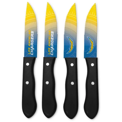 The Sports Vault Los Angeles Chargers - 4-Piece Steak Knives Set
