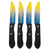 The Sports Vault Los Angeles Chargers - 4-Piece Steak Knives Set