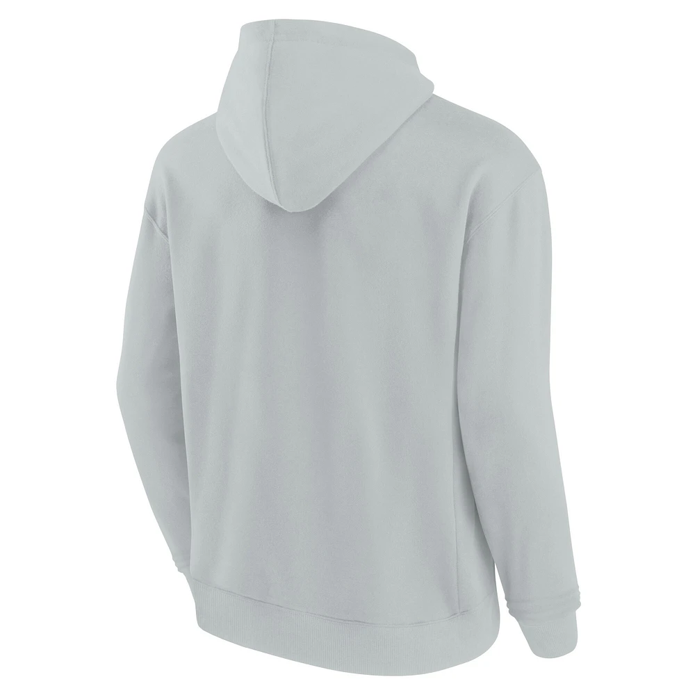 Unisex Fanatics Gray Los Angeles Chargers Elements Super Soft Fleece Pullover Hoodie